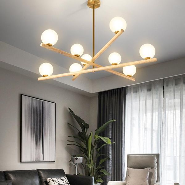 

chandeliers creative branch chandelier lighting modern lamp for living room /bedroom home indoor glass ball led luster