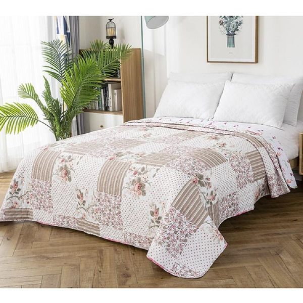 

44flower bedding summer quilted bedspread quilt throws blanket plaids coverlet (no pillowcase) bed cover quilting home textiles comforters &