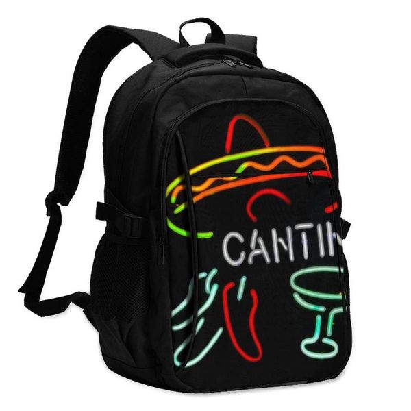 

backpack margarita backpacks kawaii charger usb cycling teen large bags