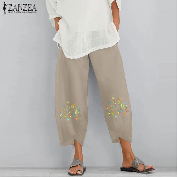 

women's pants & capris harem 2021 fashion printed autumn trousers casual elastic waist long pantalon palazzo oversized turnip 5xl, Black;white