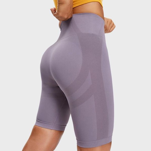 

yoga outfit high taille shorts women hip-lifting practically sport five-point broek summer effects color running sports clothing