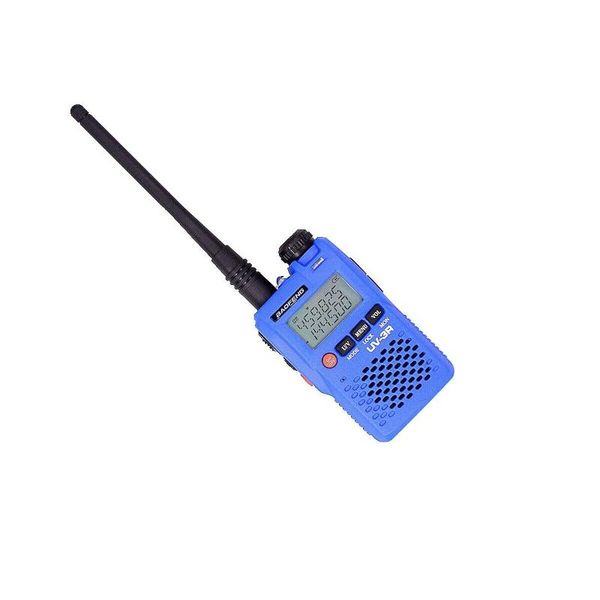 

baofeng uv-3r 136-174 &400-470mhz two-way radio mini transceiver blue interphone radios de comunicacion walkie talkie