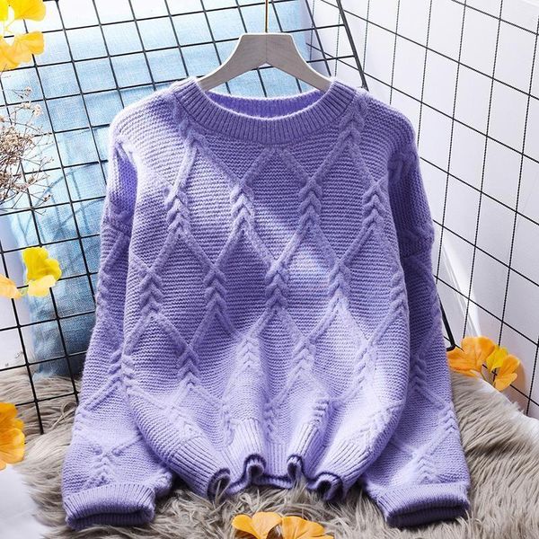 

women's sweaters lamtrip chain pattern twist o-neck pullover sweater, White;black