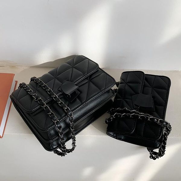 

fashion shoulder bag women travel bags leather pu quilted female luxury handbags designer sac a main femme cross body