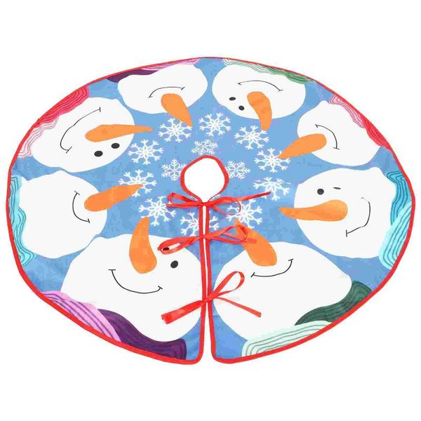 

christmas decorations 1pc tree skirt festival cloth fabric round shape apron