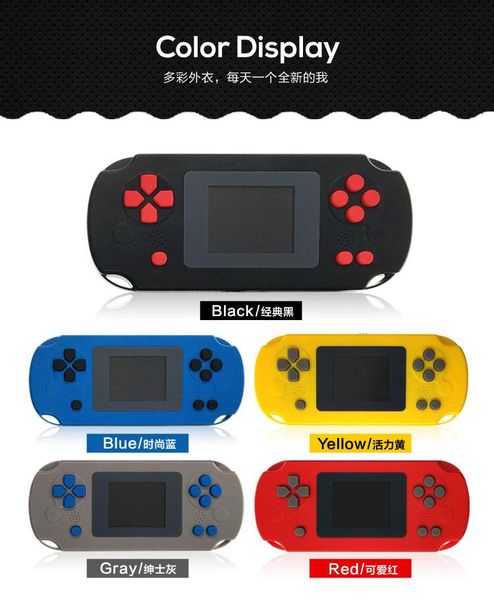 

portable game players retro mini handheld console 8-bit 2.0 inch color lcd kids player built-in 268 games