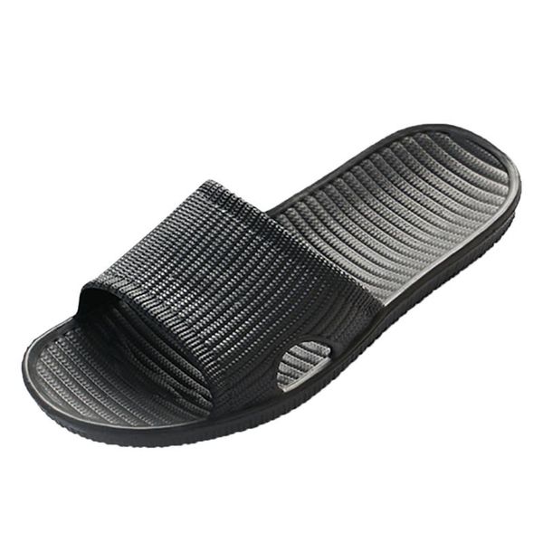 

slippers sagace men's slipper men large size casual home plus velvet warm shoes comfortable cotton non-slip bathroom, Black