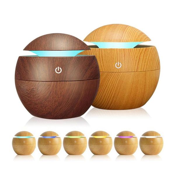 

humidifiers 2pcs 130ml household air humidifier colorful mushroom ultrasonic usb portable aroma diffuser steam generator