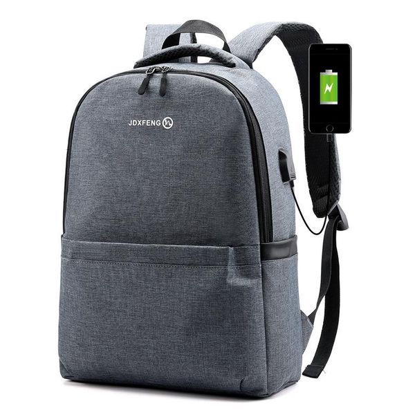 

backpack casual men's for school bags teenage oxford usb charging men