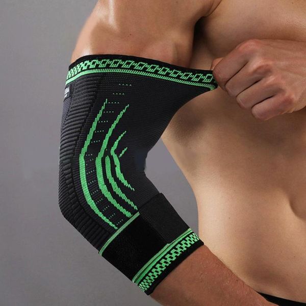 

elbow & knee pads 1 pcs jingba support brace soft elastic nylon adjustable breathable sleeve for sport protective gear, Black;gray