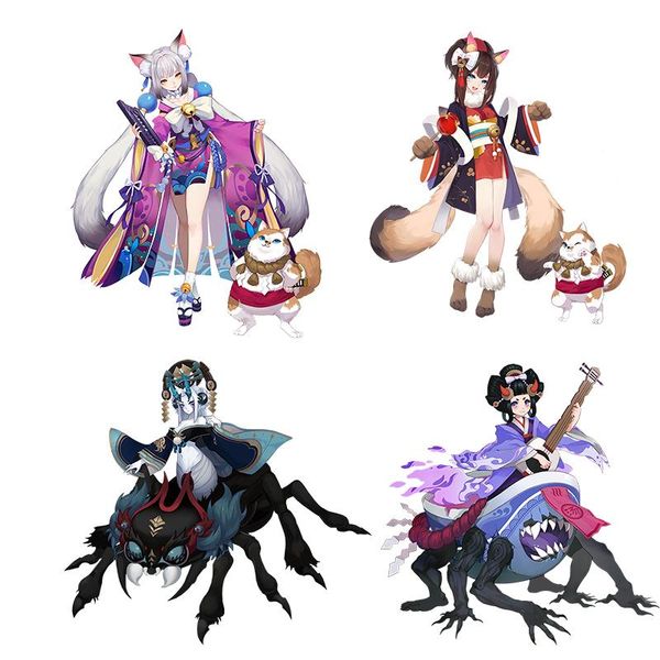 

wall stickers three ratels cyx6 anime onmyouji shikigami sticker car decor kid toy decal