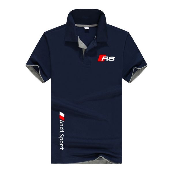 

2021 new summer short mouwen revers slim casual business polo shirt men big mate, White;black