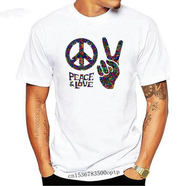 

men's t-shirts maycaur peace love print women t-shirt summer casual round neck white shirt short sleeve ladies graphic printed top, White;black