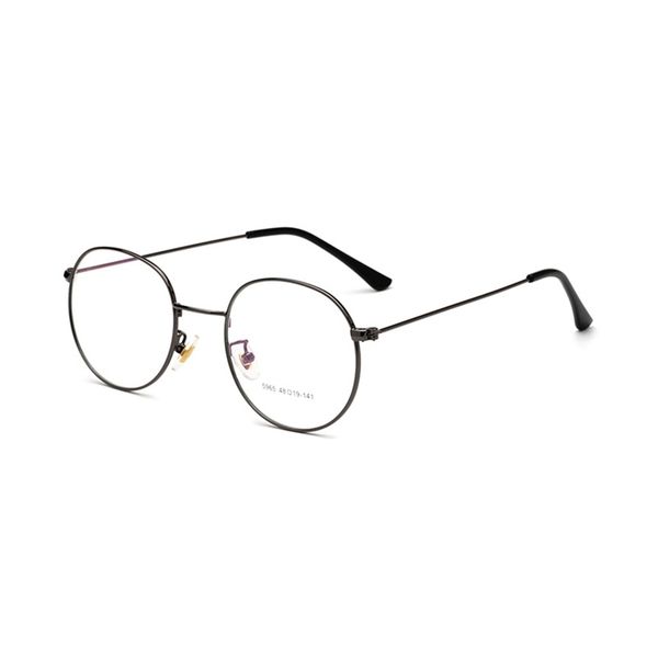 

round metal eyeglasses frames women optical clear lens mens designer wholesale cool retro fashionable eyewear 5965olo salejblh, Silver
