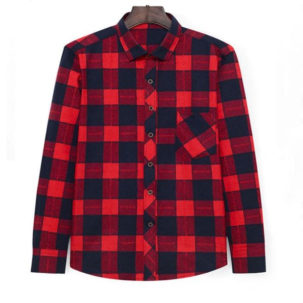 

men's casual shirts fall and winter long sleeve youth fashion multicolored cotton, White;black