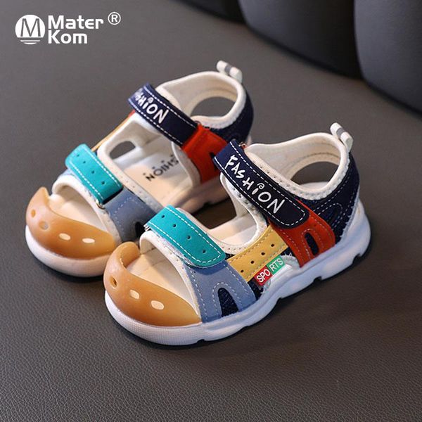 

sandals size 21-25 baby casual children breathable shoes anti-slippery for kids toddler sport boy girls, Black;red