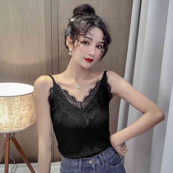 

women corset womens v-neck lace camisole women tank crop for, White