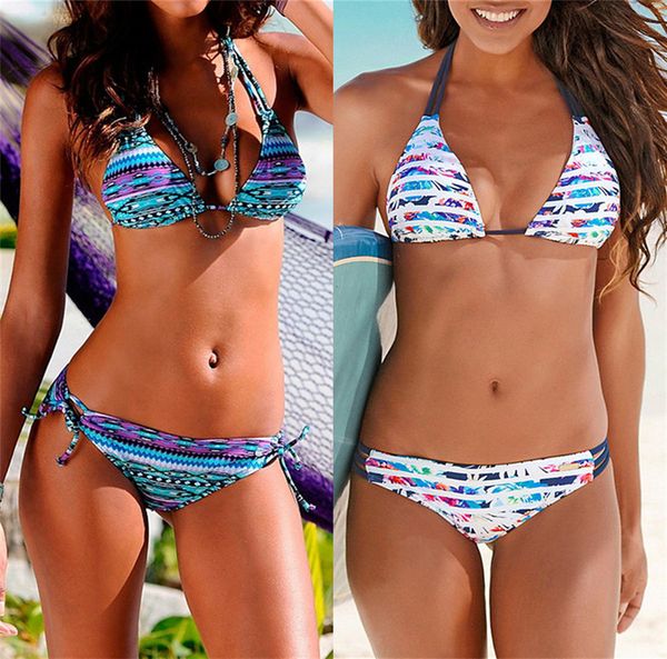 

floral print bikinis 2021 new swimwear women swimsuit beach bathing suit maillot de bain femme biquini brazilian bikini set