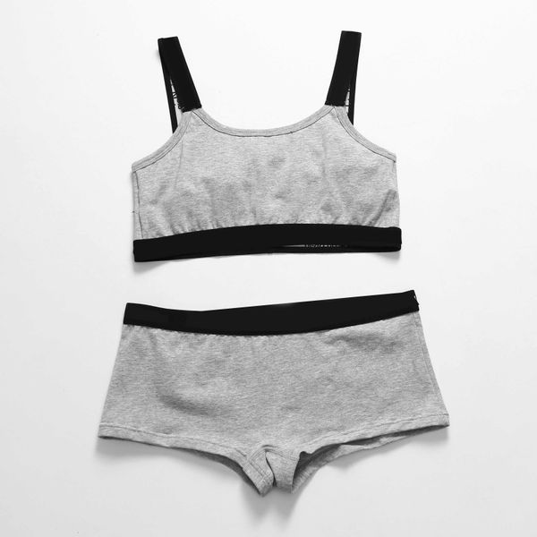 

fashion womens tracksuits vest pant yoga sets letter print women two piece set ladies fitness clothing sportswear suit c12, Gray