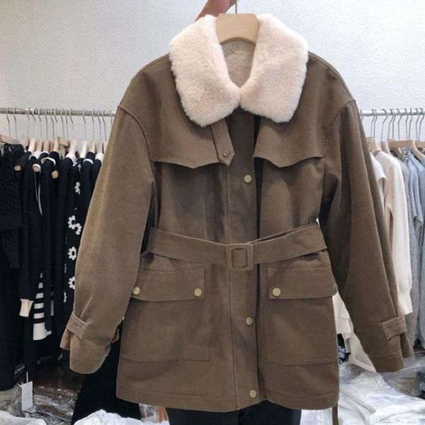 

jacket women's and thin winter clothes, Black;brown