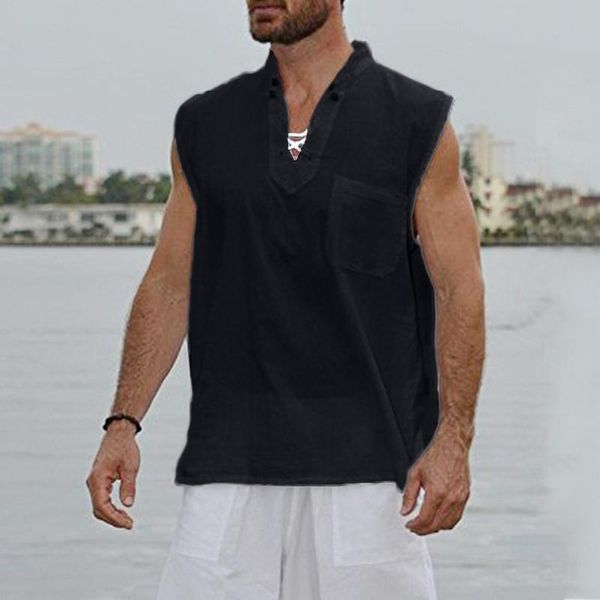 

men's tracksuits summer linen sets men 2 pieces t-shirt hippie shirts short sleeve beach shirt shorts suit plus size breathable clothin, Gray