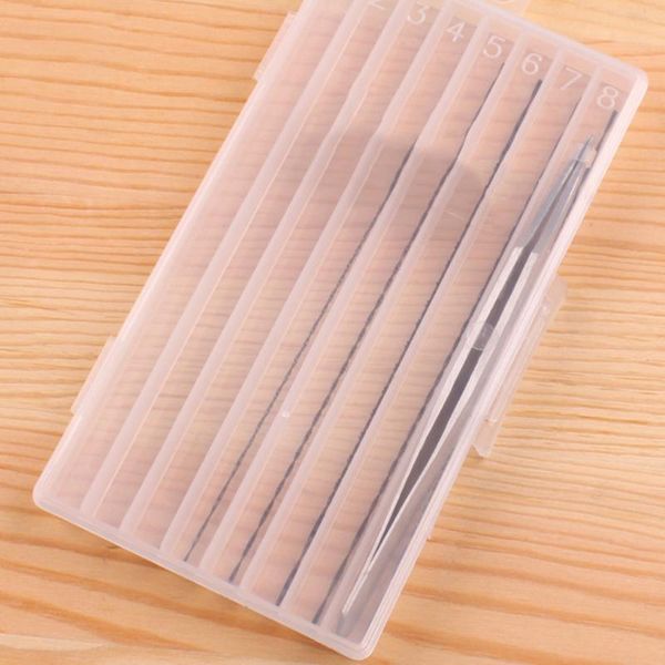 

storage boxes & bins arrival 8 grid 135mm flat long plastic parts box component organizer drill tap container
