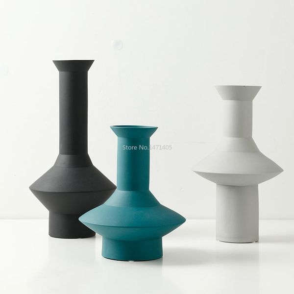 

vases nordic crafts home decoration wholesale creative vase living room deskgeometric ceramic