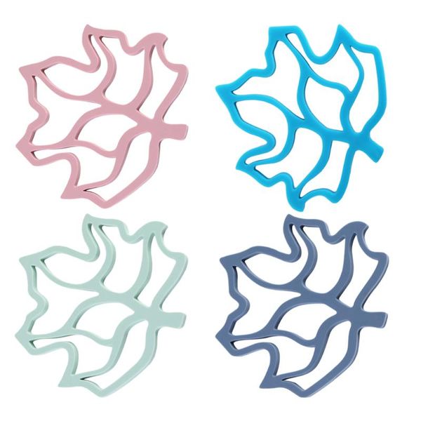 

mats & pads 4pcs household insulation coasters adorable design