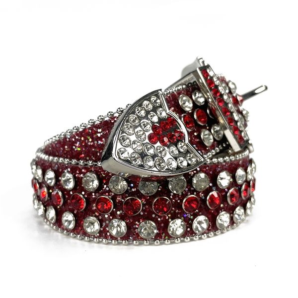 

dz1r 2021 low price wholesale selling fashion genuine leather luxury shining rhinestone belts for women men classic diamond belt female 36r9, Black;brown