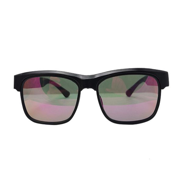 

highend accessories factory price manufacturer supplier bone conduction glass headset wirels hearing aid ai smart sunglass, Black