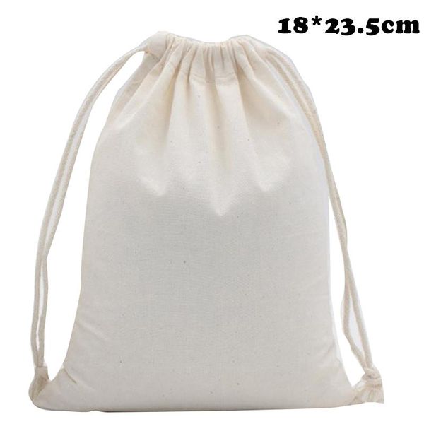 

storage bags 2pcs cotton pouch bag drawstring food packing christmas gifts hug-deals