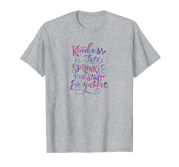 

kindness is sprinkle that stuff everywhere t-shirt, White;black