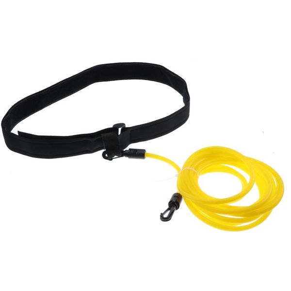

pool & accessories 4m adjustable swim training resistance elastic belt swimming exerciser safety rope latex tubes