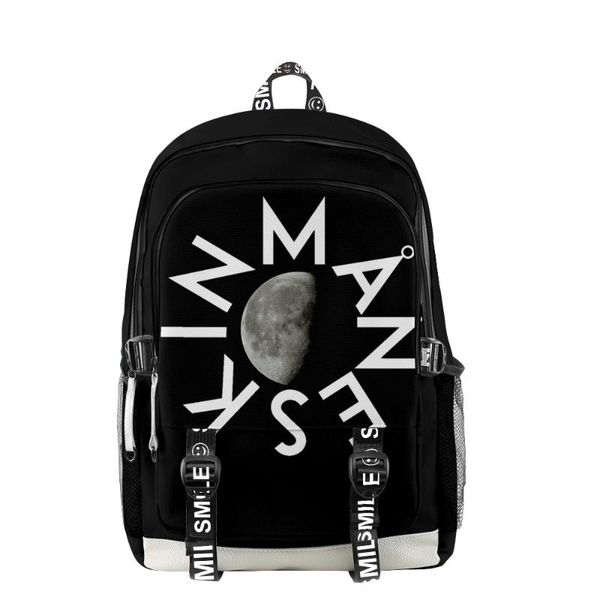 

backpack children maneskin zitti e buoni men women oxford waterproof lapbag teenager boys girls travel schoolbag