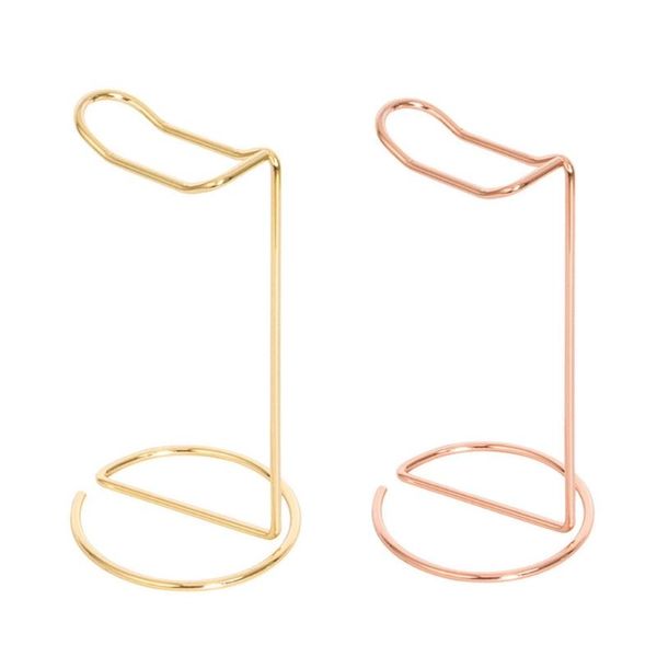 

cell phone mounts & holders 40gd deskheadset holder headphone stand for all headsets rose gold desk decorative ornemant home