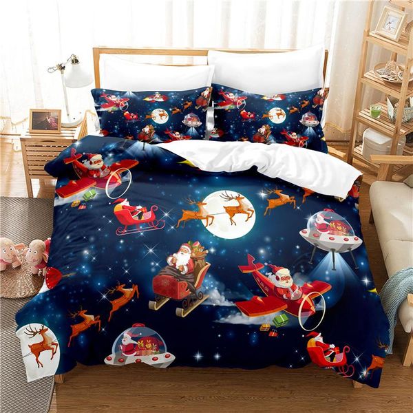 

bedding sets christmas moon set duvet cover 3d digital printing bed linen  size fashion design