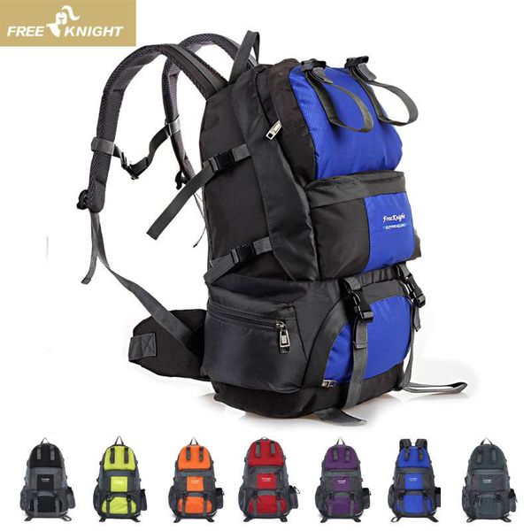 

backpack knight hiking 50l waterproof outdoor camping gym bags travel bag large sport rucksacks
