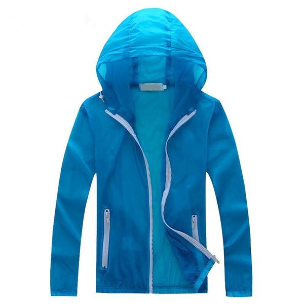 

men's jackets men sun protect hoody jackey fashion solid outdoorwear beach quacik dry coat breathable clothing thin skin protection jac, Black;brown