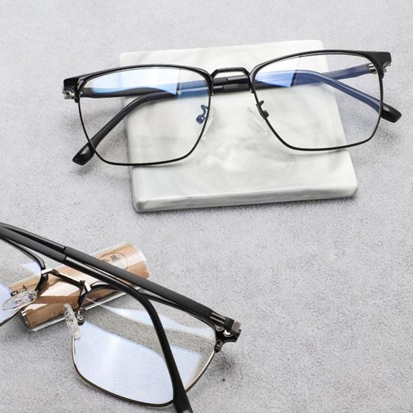 

sunglasses fashion retro glasses frame men and women big face eyebrow, White;black