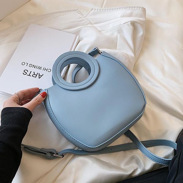 

evening bags 2021 summer luxury fashion brands trendy elegant handbags totes round handle small pu leather shoulder crossbody for women