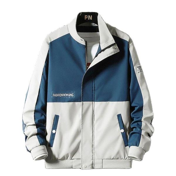 

men's jackets men's windbreaker youth korea fashion loose casual coat male clothing spring autumn stand collar jacket men streetwea, Black;brown