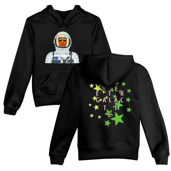

men's hoodies & sweatshirts rapper kid cudi hoodie children's tracksuit long sleeve girl boy's pullover harajuku streetwear k, Black