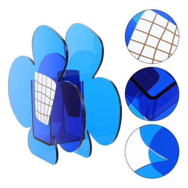 

vases 1pc creative flower modeling vase simple acrylic home deskblue