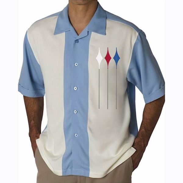 

men's casual shirts 2021 summer fashion men shirt knitting jacket key revers short contrast england style loose, White;black