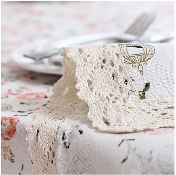 

table cloth textured fabric tablecloth, lace rectangular multi sizes