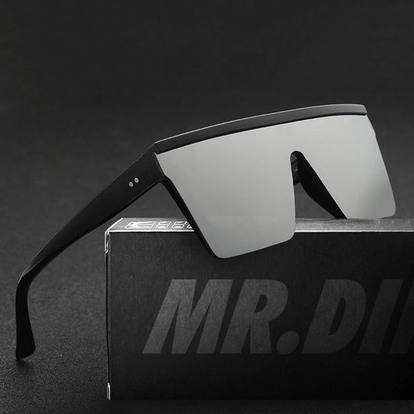 

sunglasses style male flat men brand black square shades uv400 gradient sun glasses for cool one piece designer, White;black