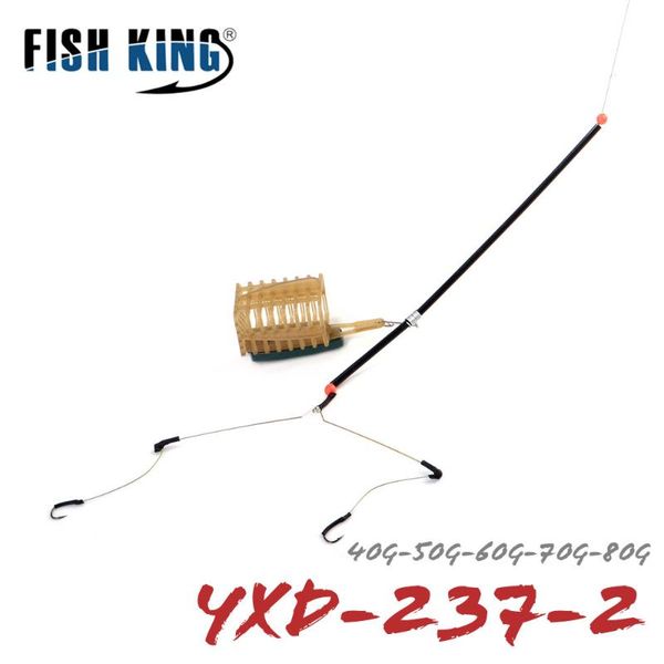 

fishing feeder 40g 50g 60g 70g 80g two hooks carp bait cage lure connector holder basket for tackle