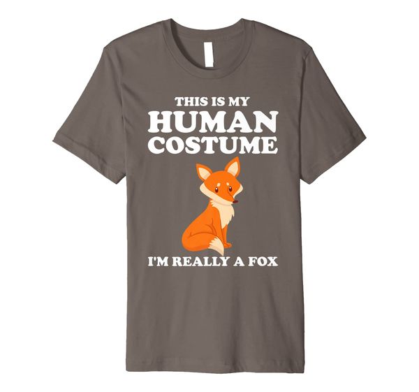 

Cute This is My Human Costume I'm Really A Fox Premium T-Shirt, Mainly pictures