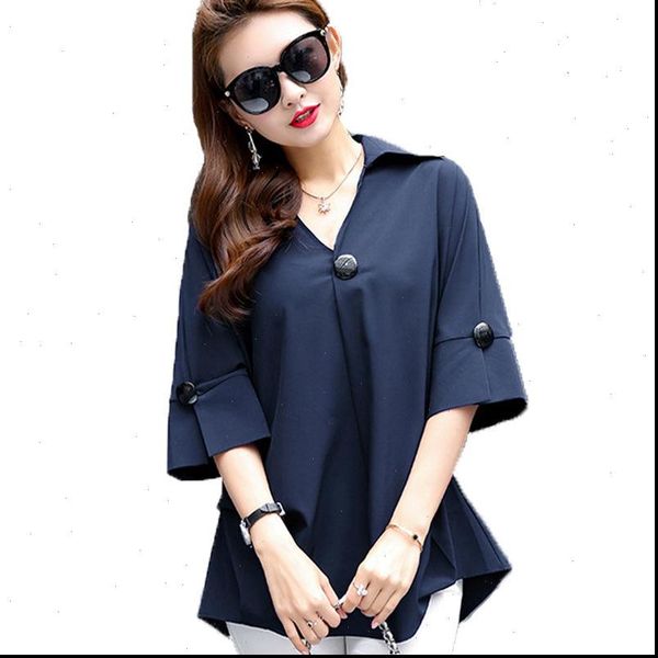 

fashion womens blouses women spring summer style chiffon casual short sleeve v neck shirt elegant blusas df3631, White