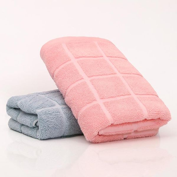 

towel [1pcs] bath wash men and women diary soft solid color stretch absorbent cotton honeycomb satin high-end fabric wedding